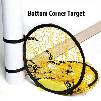 Foldable Portable Soccer Target Net – 1/2 Pack Football Training Goal