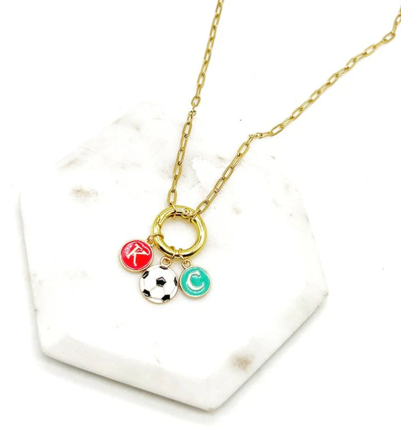 KC Current Soccer Enamel Pendant – Fan Accessory