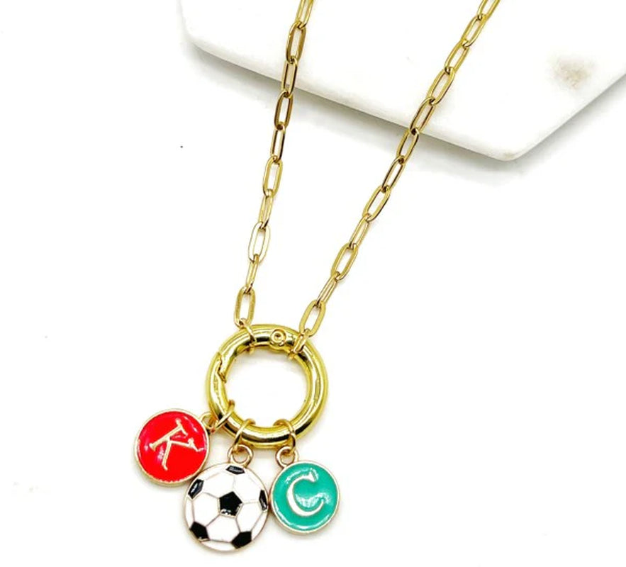 KC Current Soccer Enamel Pendant – Fan Accessory