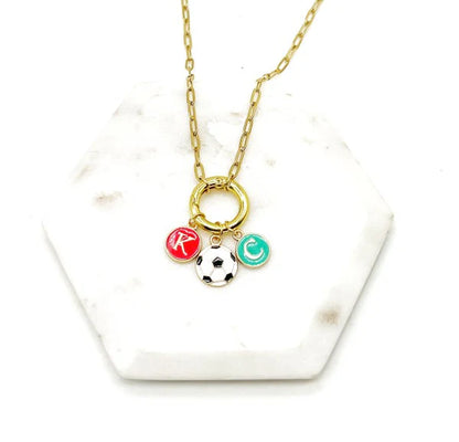 KC Current Soccer Enamel Pendant – Fan Accessory