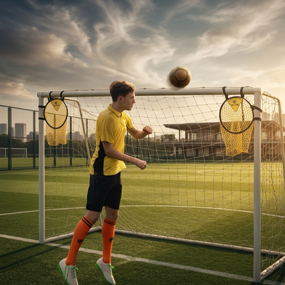 Foldable Portable Soccer Target Net – 1/2 Pack Football Training Goal