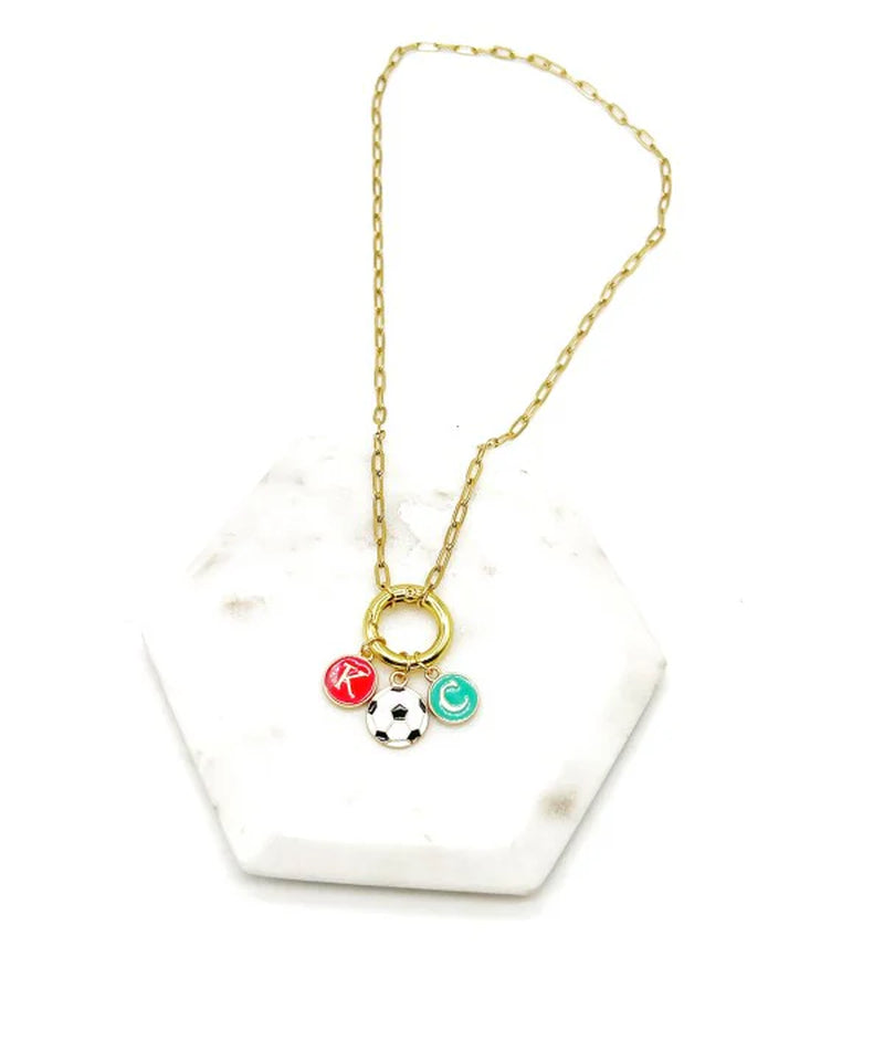 KC Current Soccer Enamel Pendant – Fan Accessory