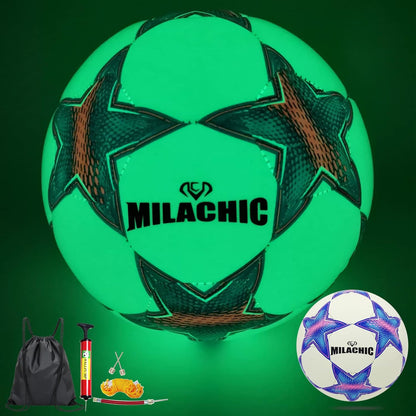 Premium Glow-in-the-Dark Soccer Ball for Night Training | Durable Indoor & Outdoor Design