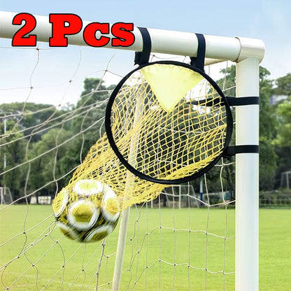 Foldable Portable Soccer Target Net – 1/2 Pack Football Training Goal
