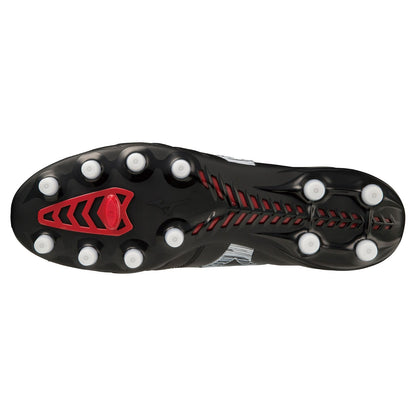 Mizuno Morelia Neo IV Japan Soccer Cleats - Black/White (P1GA2330 01) | 2E Wide