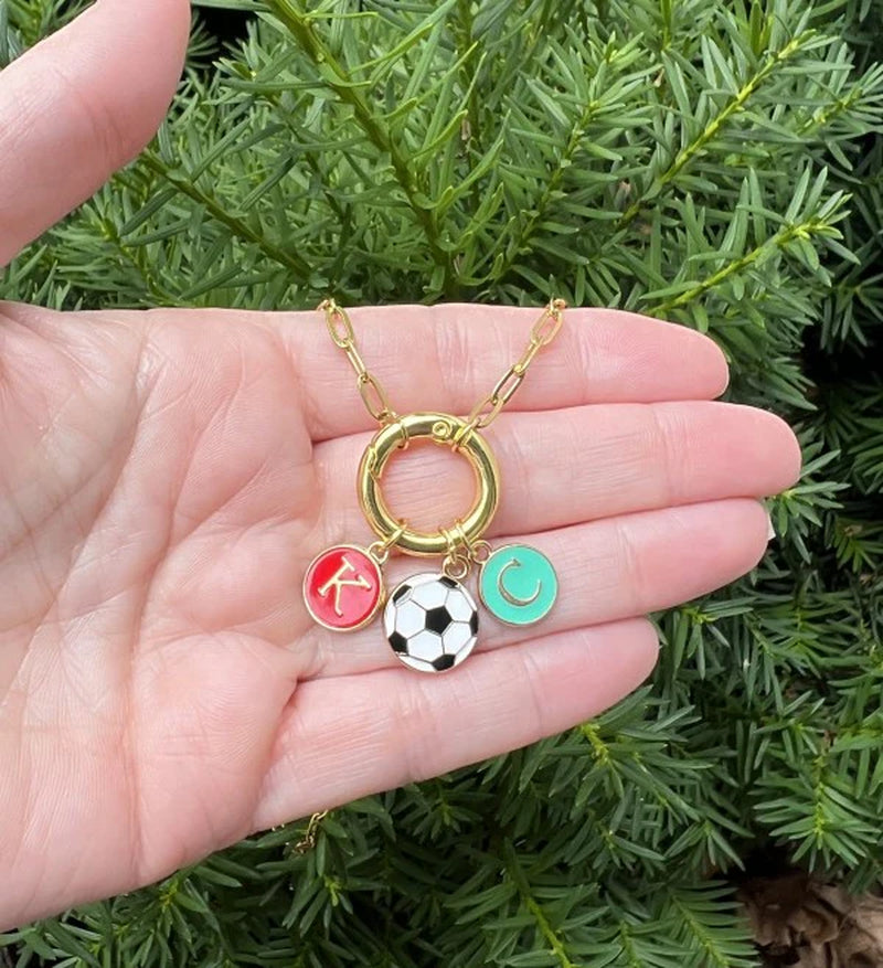 KC Current Soccer Enamel Pendant – Fan Accessory