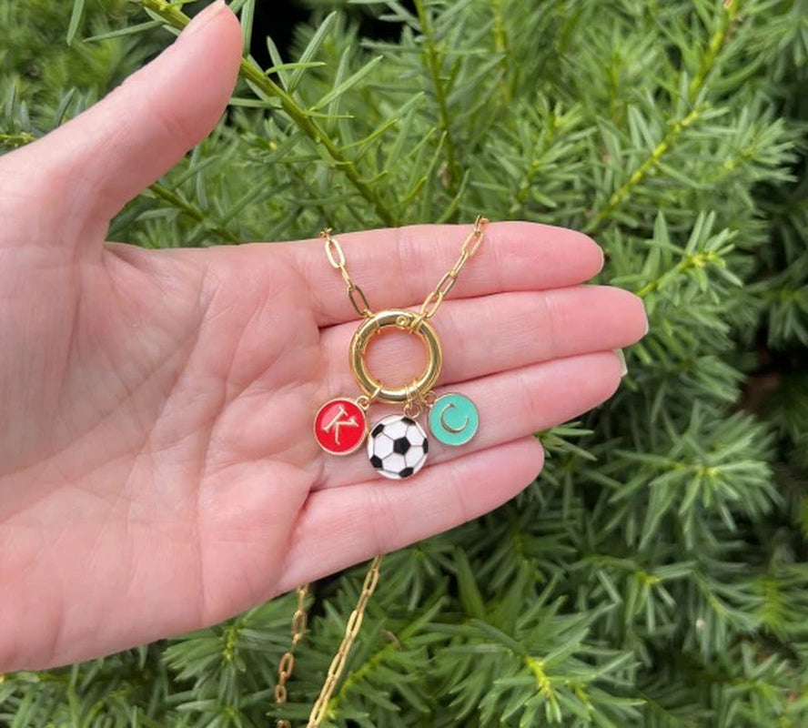 KC Current Soccer Enamel Pendant – Fan Accessory