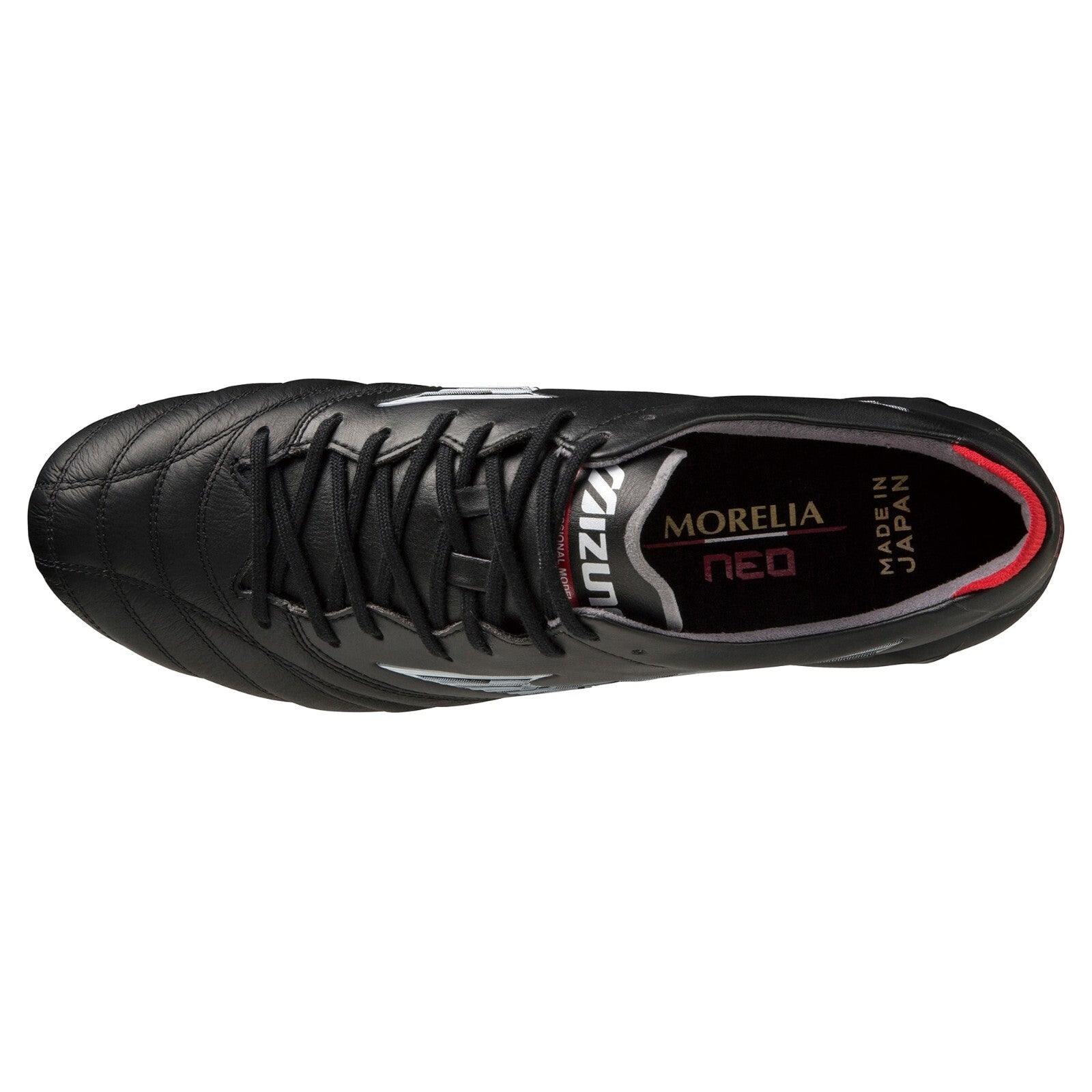 Mizuno Morelia Neo IV Japan Soccer Cleats - Black/White (P1GA2330 01) | 2E Wide