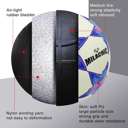 Premium Glow-in-the-Dark Soccer Ball for Night Training | Durable Indoor & Outdoor Design