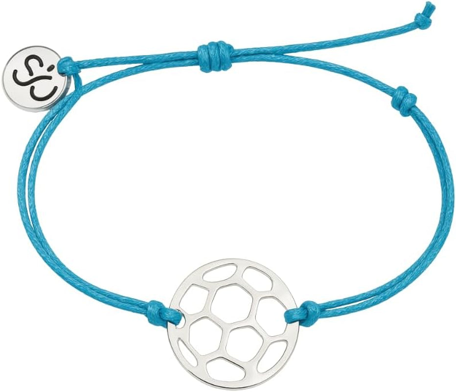 Soccer Bracelet, Soccer Jewelry, Adjustable Stainless Steel Soccer Charm Bracelets - Soccer Gifts